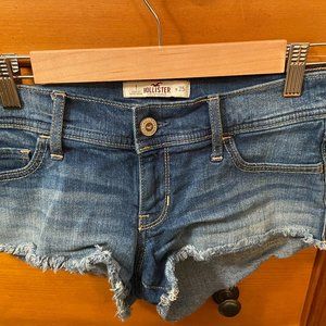 Hollister Denim Jean Short-Short Low Rise